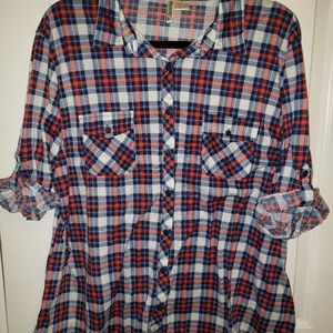 Passport plus button down shirt